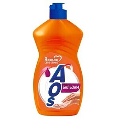 Средство для мытья посуды AOS (Аос) Бальзам, 450 мл