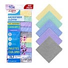 Салфетки из МИКРОФИБРЫ 30х30 см PASTEL COLOUR, big pack, КОМПЛЕКТ 10 штук, 180 г/м2, LAIMA HOME, 700