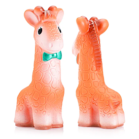 Резиновая игрушка. Жираф                                                       Материал  ПВХ  Высота игрушки, см 15
