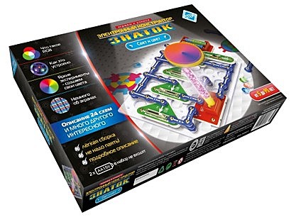 Игра развивающая Конструктор Электронный «Свет и цвет»