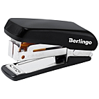 Степлер-мини №24/6, 26/6  Berlingo Comfort до 20л., пластиковый корпус, синий
