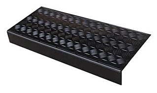 ПРОСТУПЬ противоскользящая Г-образная740*250*30 ЁЛОЧНЫЙ черный 