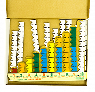 Игра развивающая Воскобовича Кораблик Буль-Буль Ларчик (счет до ста) (дерево)
