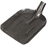 Лопата совковая рельсовая сталь 0,8кг 1,48*230*275мм Графит