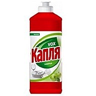 Средство для мытья посуды, 500 мл, КАПЛЯ VOX активный кислород, 