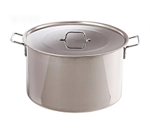 Котел 34,0л (d40см; h30см) [ОБЩЕПИТ] Сварной. Клепанные ручки.