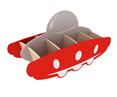 Стеллаж для книг и игрушек «Летающая тарелка»