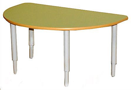 Стол полукруглый регулируемый