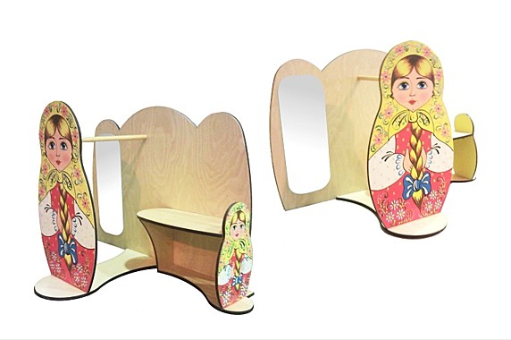 Уголок ряжения «Матрешка»