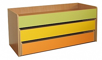 Кровать трехъярусная выкатная