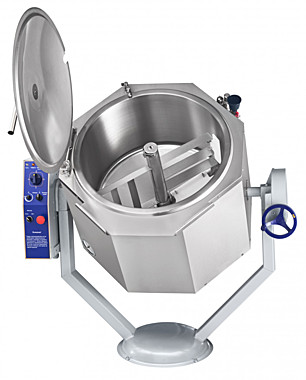 Котел пищеварочный КПЭМ-160-ОМР Котел пищеварочный с ручным опрокидыванием