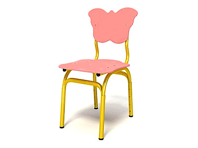 Стул «Бабочка» регулируемый на металлокаркасе цветной