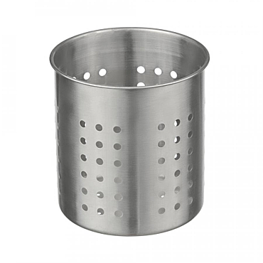 Подставка д/столовых приборов 13 см.нерж. d-13 см., h-13,5 см.